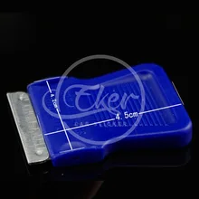 Тонировка, Инструмент для тонировки 4.5 см* 4.2 см синий один край мини-Лезвия для бритв Скребки Авто Офис окна Плёнки Установка оттенок скребки инструмент