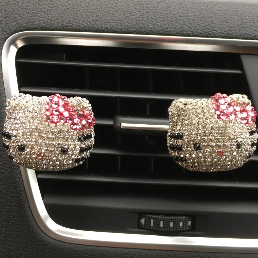 ๏Car Perfume Diamond ② Cute Cute Hello Kitty Outlet Perfume Kt Cat ⑥ Outlet O ๏Car Perfume Diamond ② Cute Cute Hello Kitty Outlet Perfume Kt Cat ⑥ Outlet O