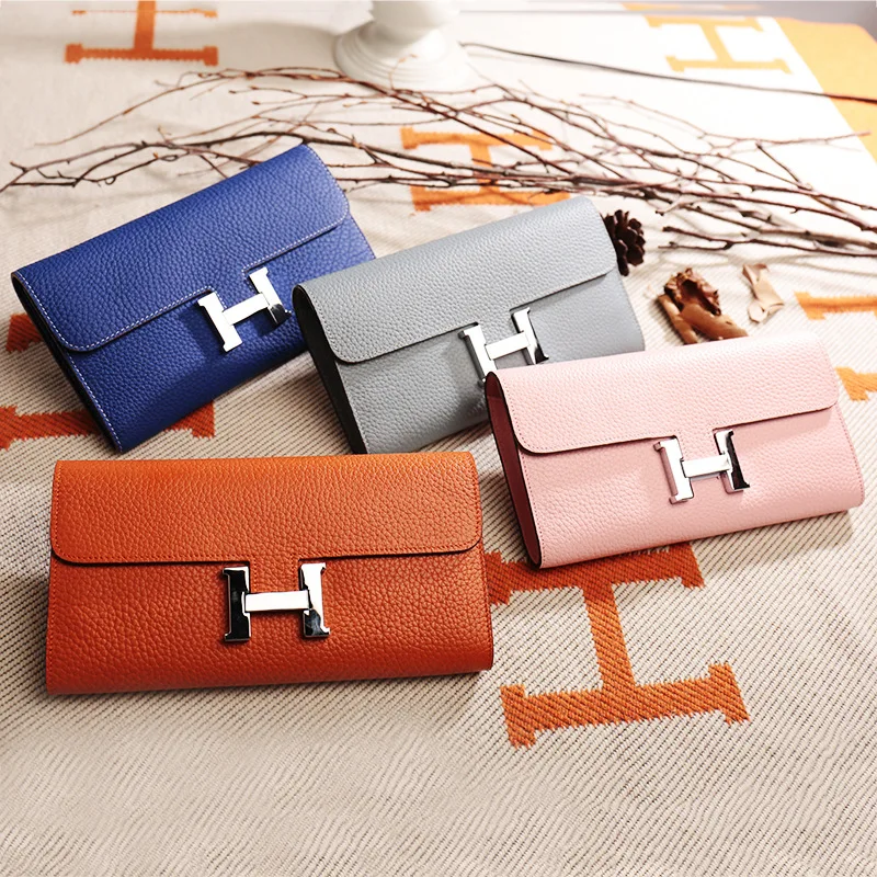

Women Luxury Soft Genuine Leather Long Wallet Ladies Evening Bags Female Cowhide Shoulder Bags Evening Day Clutch bag