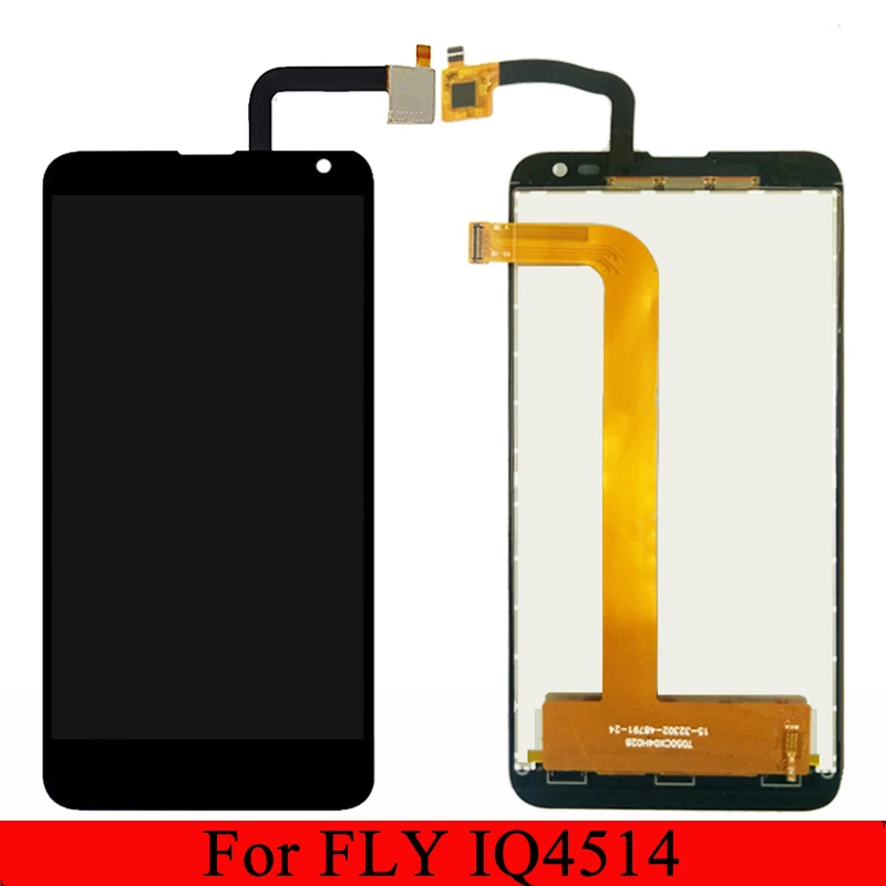 

For Fly IQ4514 EVO Tech 4 Quad LCD Display For FLY IQ4514 LCD Display With Touch Screen Dizitizer Assembly IN Stock