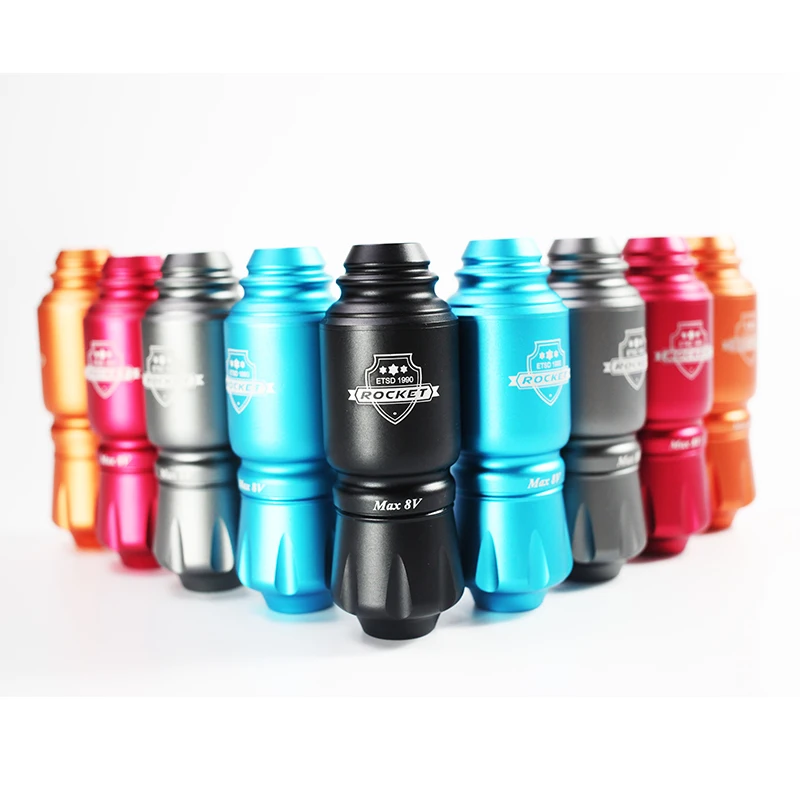 Qink Rocket Мини Короткая тату ручка Mabuchi Motor Pro картридж машинный пистолет алюминиевый