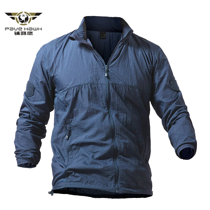 Günstige Armee Military Jacken Männer Sommer Dünne Wasserdichte Windjacke Quick Dry Tactical Haut Jacke UPF 50 + Atmungsaktiv Regenmantel 4XL 5XL