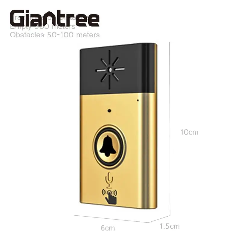 Wifi Doorbell Voice intercom deurbel 300M USB Talk Mobile Interphone Wireless Doorbell Alarm System Outdoor&Indoor
