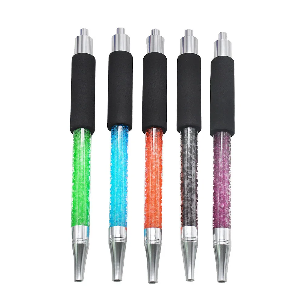 

366mm Ice Hookah Handle Glass Shisha Hose Long Chicha Narguile Handle Ues Sponge Wrapped With Ice Capsules