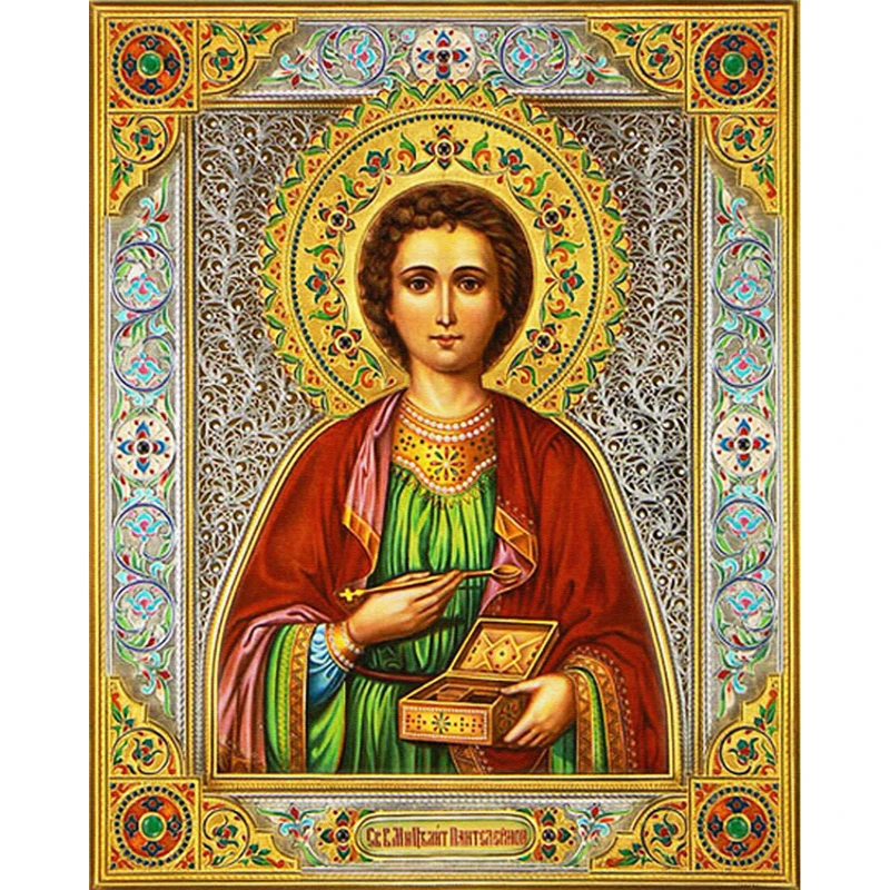 3d Diy Diamond Painting Cross Stitch 5d Embroidery Religion Icon prince picture Mosaic Needlework Crafts gfit | Дом и сад