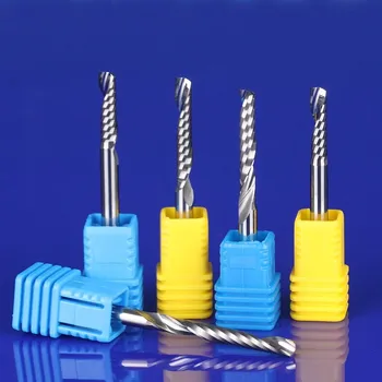 

4*4*22MM AA level Single flute edge end mill 22mm CNC milling Bits cutter End Milling for PVC/MDF/acrylic/Aluminum Spiral cutter