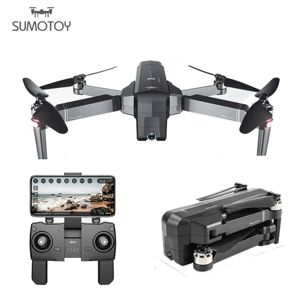 

F11 GPS 5G WiFi FPV RC Helicopters with1080P Camera Brushless Quadcopter 25mins Flight Time Foldable Arm Selfie RC Dron VS CG033