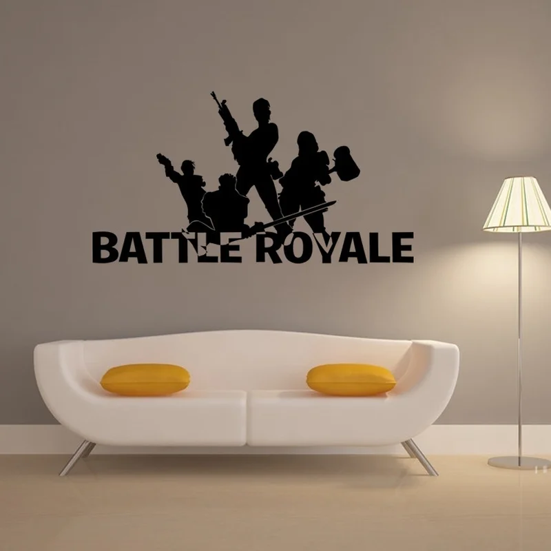 

Game Sticker PVC Removable Wall Stickers Fortnited Battle Royale Home Decr Life Room Kid Bedroom Decoration Accessories