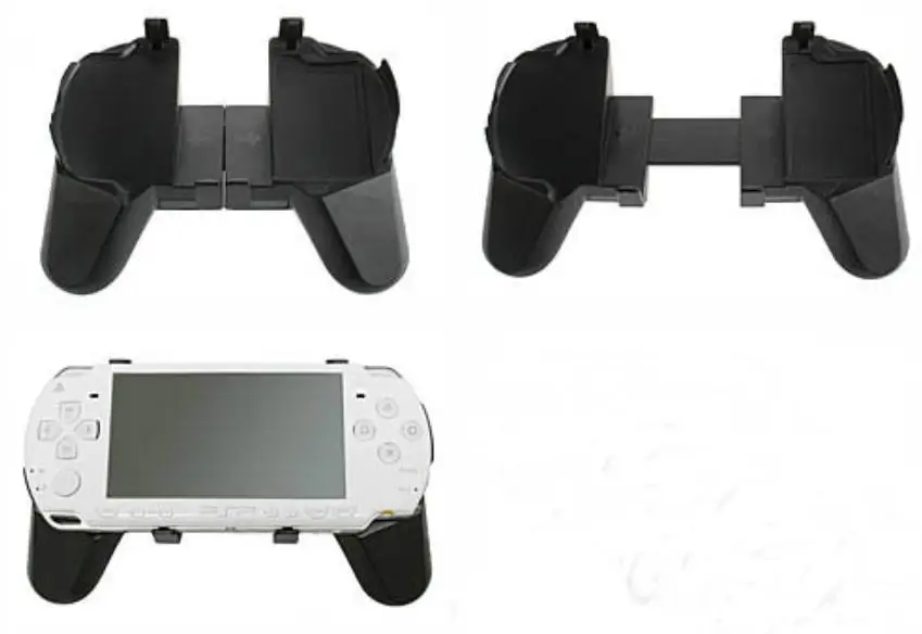 

Cewaal Hot Black Flexible Controller Joypad Gamepad Grip Holder Handle Stand For SONY for PSP 3000 Plastic Durable