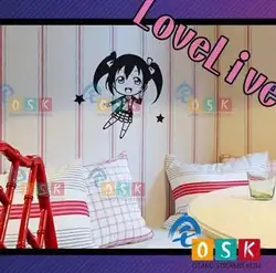 Pegatina аниме Lovelive Ядзава Нико Виниловые наклейки стены Наклейка Декор дома декоративные 001 мультфильм