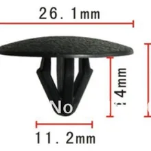 100 шт. крыло Авто Гуд изоляции фиксатор чехол для Hyundai Elantra 81126-37010 и чехол для Kia Optima 1995-на