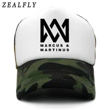 Маркус и Мартинус, летняя бейсбольная кепка для мужчин и женщин, дышащая сетчатая хип-хоп бейсболка с принтом костей, Homme Trucker Gorras