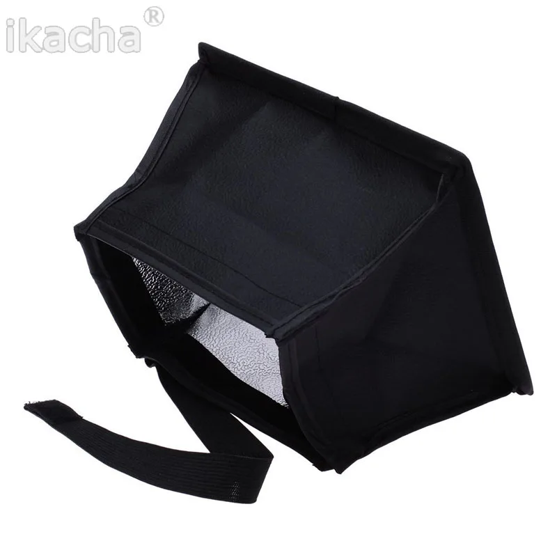 15*17cm Universal Flash Diffuser Softbox Silver Reflector Mini Professional Photo Diffuser Soft Light Box For Canon Nikon Sony