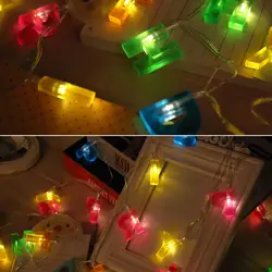 1,9 м светодио дный LED с днем рождения 13 буксветодио дный в светодиодные сказочные струнные огни Рождественский фестиваль вечерние