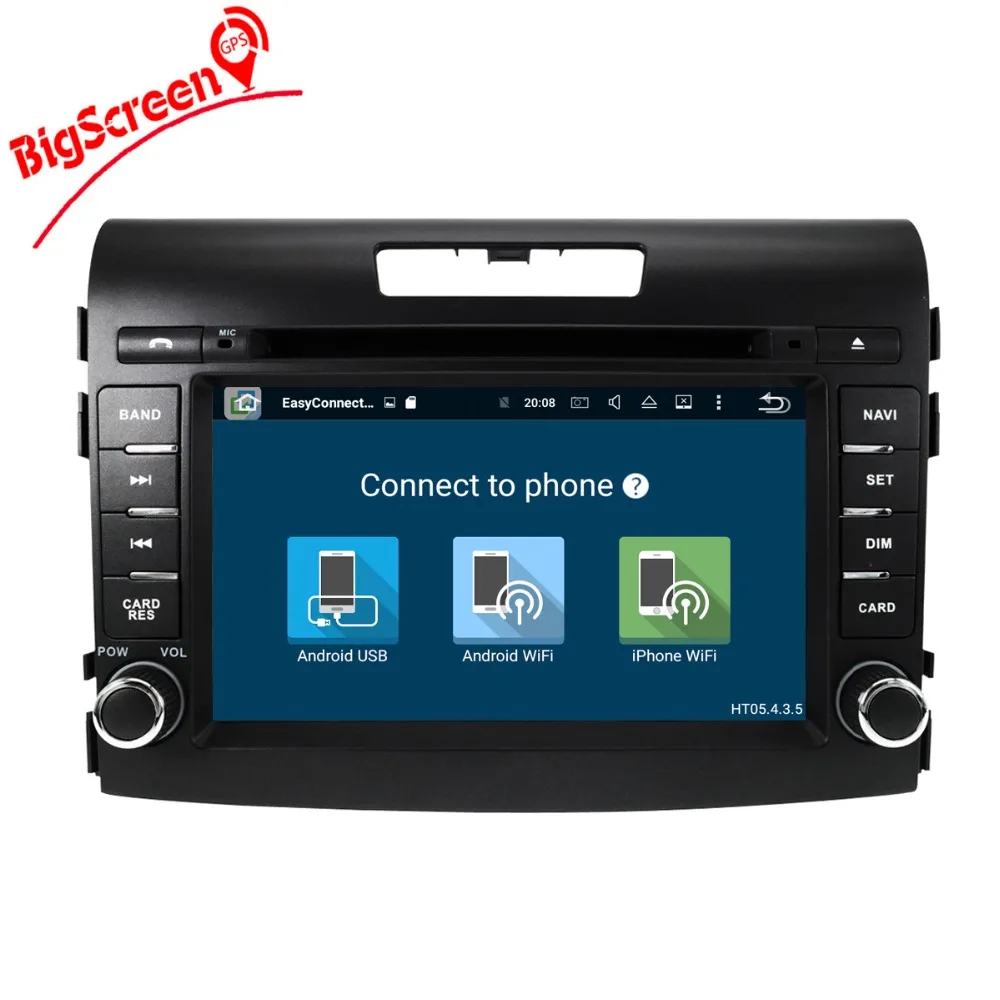 Top The Newest Android8.0 7.1 8 Core Car CD DVD Player GPS Navigation For Honda CRV 2012-2016 Autoradio Recoder Stereo headunit WIFI 3