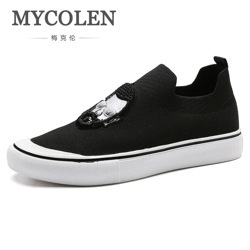 

MYCOLEN 2018 Hot Sale Spring/Autumn Breathable Soft Shoes Comfortable Men's Casual Shoes Fashion Footwear Men Shoes Buty