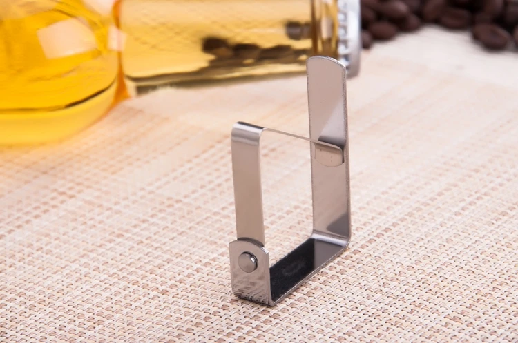 

4pcs Tablecloth Clip Table Cover Cloth Spring Loaded Clamp Holder Stainless steel