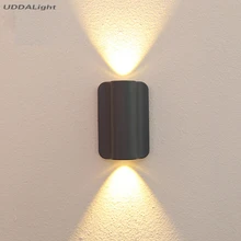 Наружные Настенные светильники 3 Вт 6 Вт Настенный светильник на открытом воздухе скидка 30