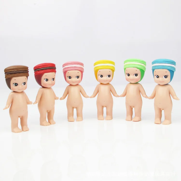 12 шт./лот макарун серии Sonny Angel Kewpie кукла ПВХ мини фигурки милые для детей