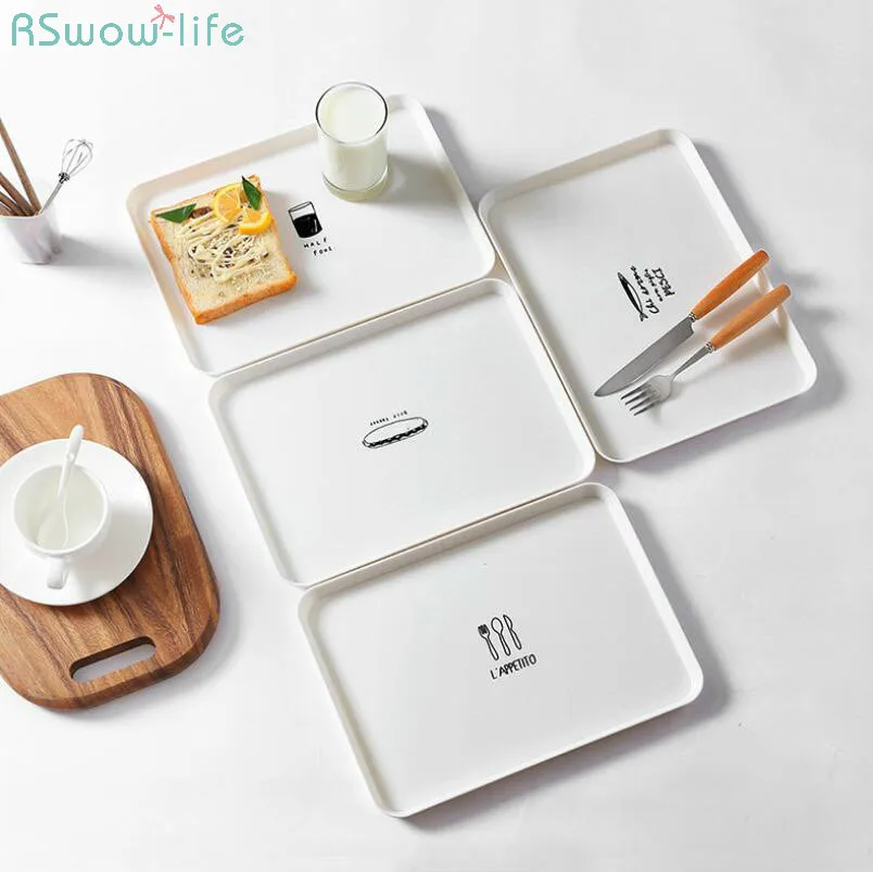 white small tray