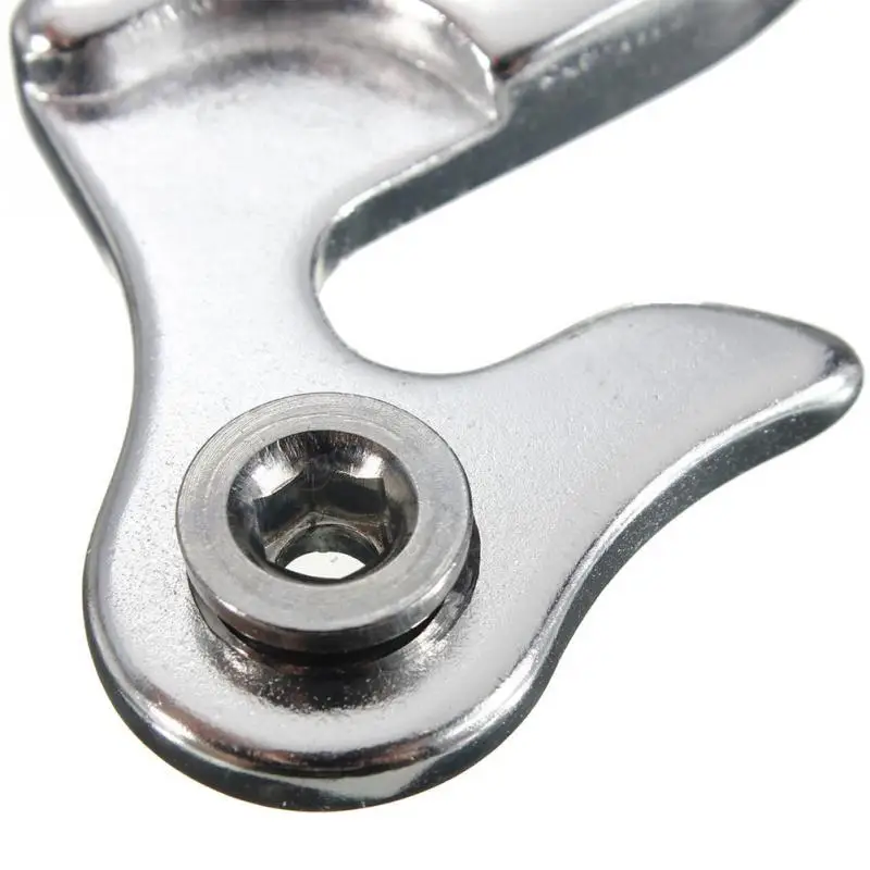 Задний крюк для велосипеда, Серебряная рама, детали для велосипеда, фиксированная передача, задний крюк из алюминиевого сплава, задний крюк