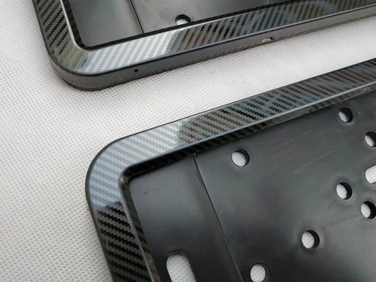 license plate frame plate holder number frame plate license plate cover license plate screw stainless steel carbon fiber  Plastic license plate frame (13)