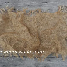 Конопляный шнур полые Тканое одеяло, новорожденный реквизит одеяло