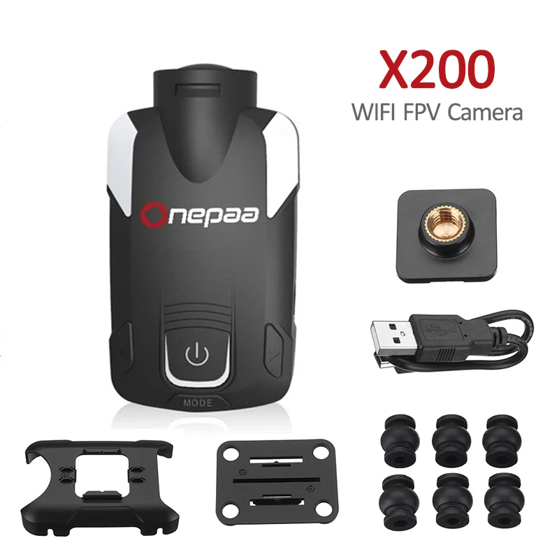 

OnePaa X2000 NTK96660 Action Camera Sport WIFI DV 2K Ultra HD Camera Built in Gyro Sensor 180 Degree Rotation for Car