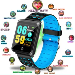 Смарт-часы для мужчин и женщин Смарт-Браслет фитнес-трекер монитор сердечного ритма Смарт-браслет кровяное давление шагомер для Android IOS +