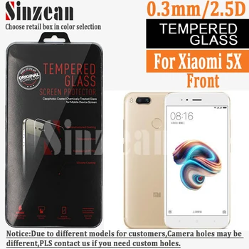 

Sinzean 50pcs For Xiaomi 5X /xiaomi A1 Tempered Glass screen protector (0.3mm/2.5D/9H Clear)