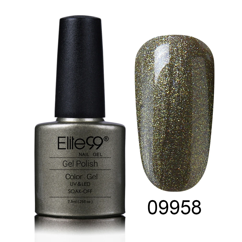 09958 Elite99 7,3 мл замачиваемый УФ-гель для ногтей стойкий лак для ногтей Гель-лак Профессиональный красочный лак для ногтей гель Лидер продаж - Цвет: 09958