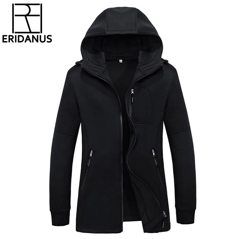 

2018 Men Jackets and Coats Mens Spring Men's Hooded Male Causal Fashion Slim Fitted Large Size Zipper Jackets Hombre Plus X611