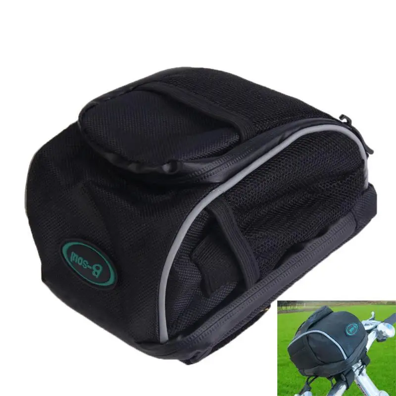 Sale New Outdoor Bicycle Bag Bike Handlebar Bar Basket Cycling Front Head Bag Top Tube Cycling Pannier Quick Release Bike Accessories 3