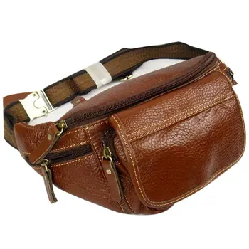 

Genuine leather male big capacity waist pack internality multifunctional ' 7 of flat chest pack mobile phone bag
