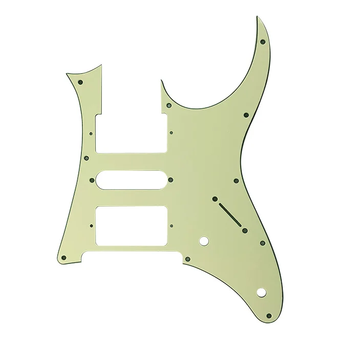 Pleroo пользовательские части для электрогитары-для MIJ Ibanez RG3550MZ гитары накладки HSH хамбакера пикап царапины пластины - Цвет: 3Ply Mint Green