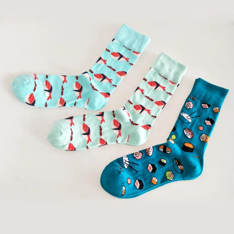 

Combed Cotton Trend Streetwear Happy Socks Personality Hip Hop Fashion Art Funny Men Socks Calcetines Hombre Sox Harajuku Sokken