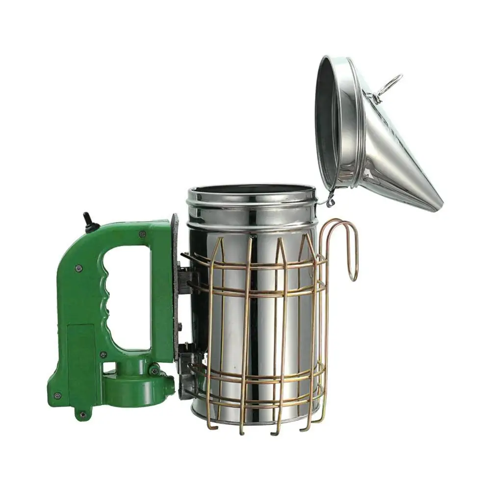 Electric Smoker Hive Smoke Beekeeping Rechargeable Stainless Steel Apiculture