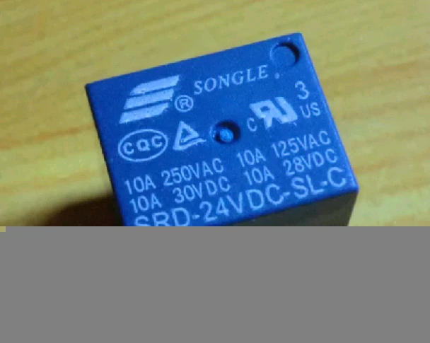 Реле songle 24V DC SPDT 10 шт. реле SRD-24VDC-SL-C | Обустройство дома