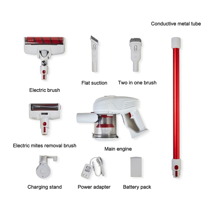 Discount Xiaomi JIMMY JV51 Handheld Cordless Vacuum Cleaner Portable Wireless Cyclone Filter 115AW Suction Mi Carpet Dust Collector home 4