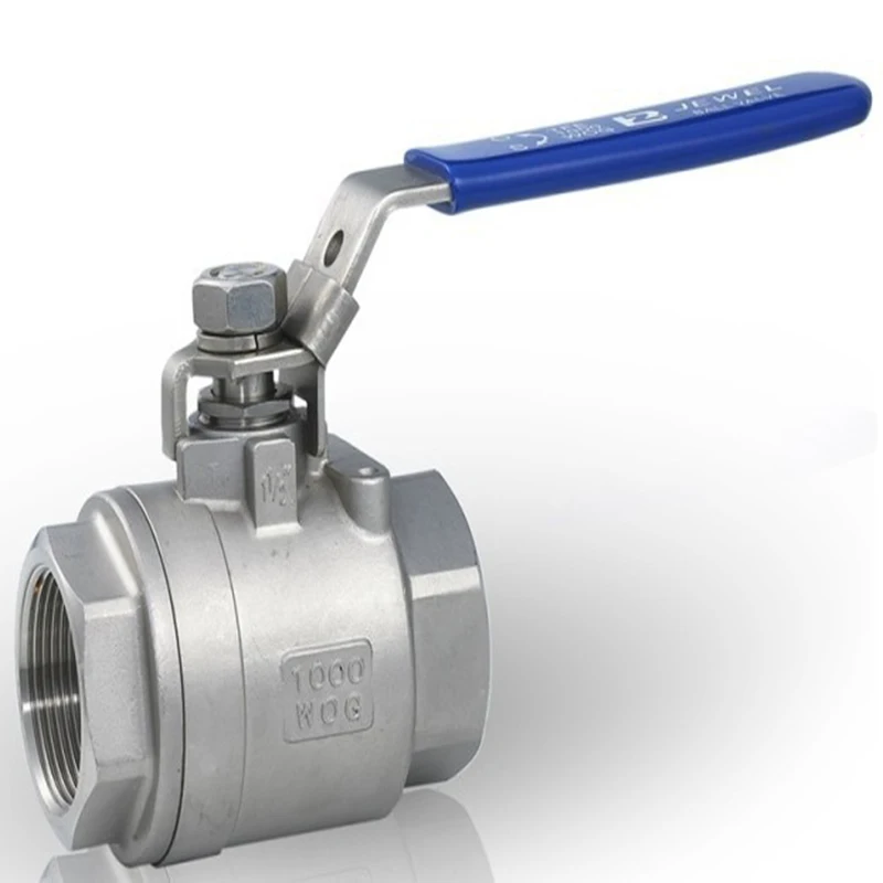 1 1/" DN32 2 шт. шаровой клапан из нержавеющей стали SS304 с виниловой ручкой, Резьбовые клапаны L = 84 тяжелого типа