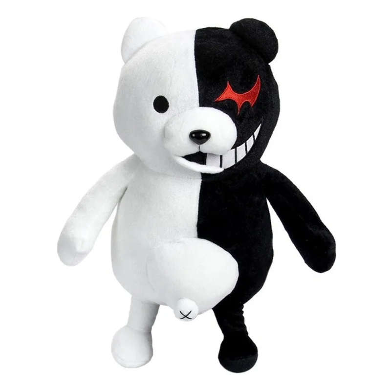 [Забавные] 30 см милые Мультяшные куклы Dangan Ronpa Monokuma кукла плюшевые игрушки черный белый медведь наивысшего качества Модель Дети девочка игрушки подарок