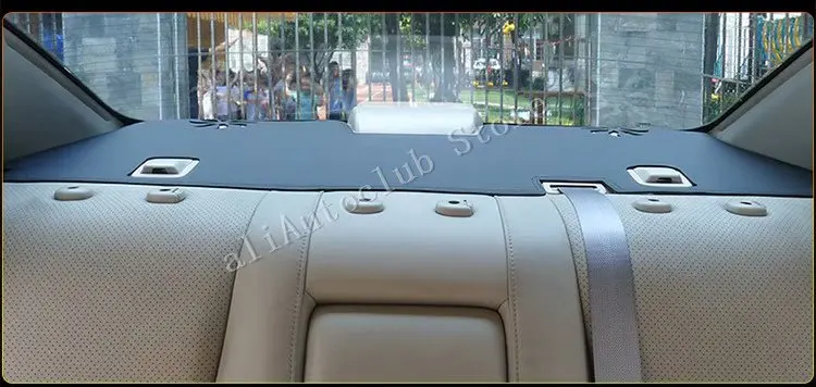 Кожаный коврик задние окна приборной панели Чехлы Dashmat пользовательские автомобиля-Стайлинг Аксессуары для Ford Focus Mondeo Fiesta Mustang