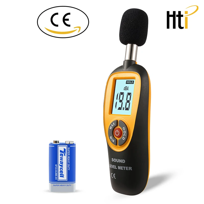 Цифровой измеритель уровня звука диапазон 30-130 дБ(А) измерительный прибор для измерения уровня шума самокалиброванный контрольный тестер децибел
