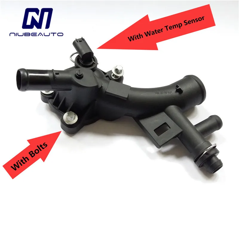 New Thermostat Housing Water Pump Outlet For Chevrolet Cruze Sonic Trax Buick Encore 1.4T 25193922 55565334 1338030 1338489 2