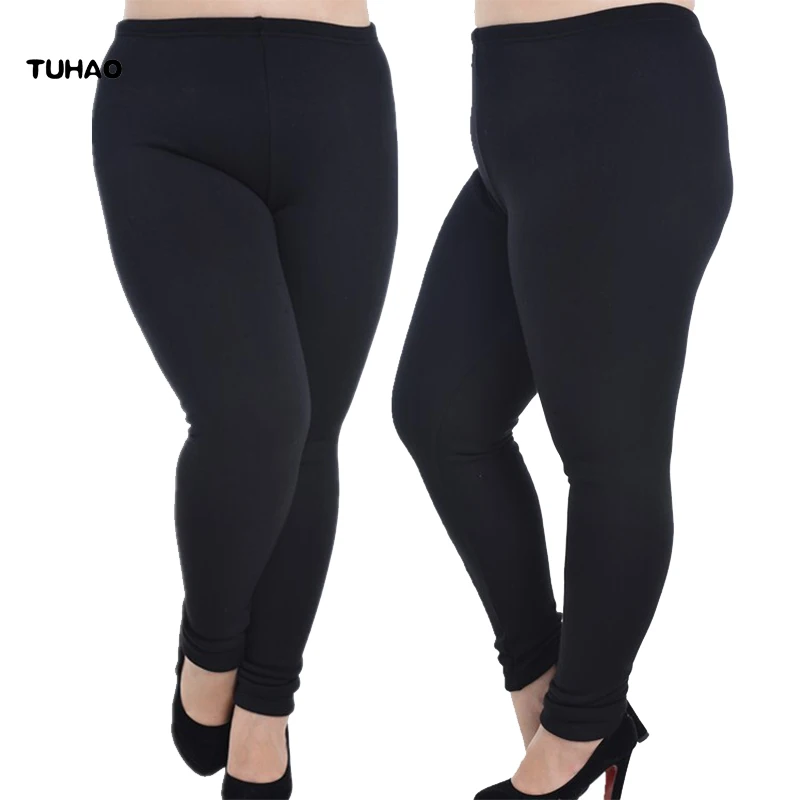 

TUHAO Leggings for Women 2018 Winter Warm Plus Size 6XL 5XL Elasticity Thick Velvet Skinny Pants Leggins Fitness Legging QT70