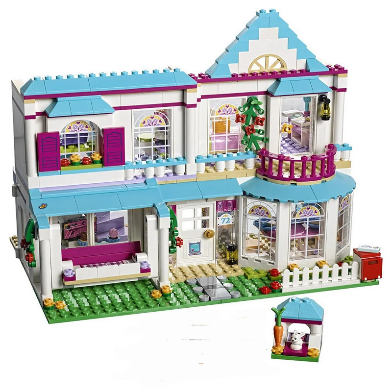

BELA 10612 Friends for girl Stephanie's House Building Blocks Toy Set Compatible LegoINGly 41314 friends house