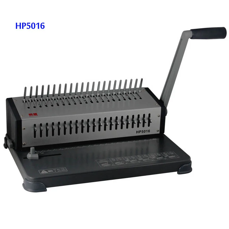 21 ثقوب A4 مشط يدوي آلة تجليد الكتب يمكن ملزم مآزر آلة HP5016 1 قطعة