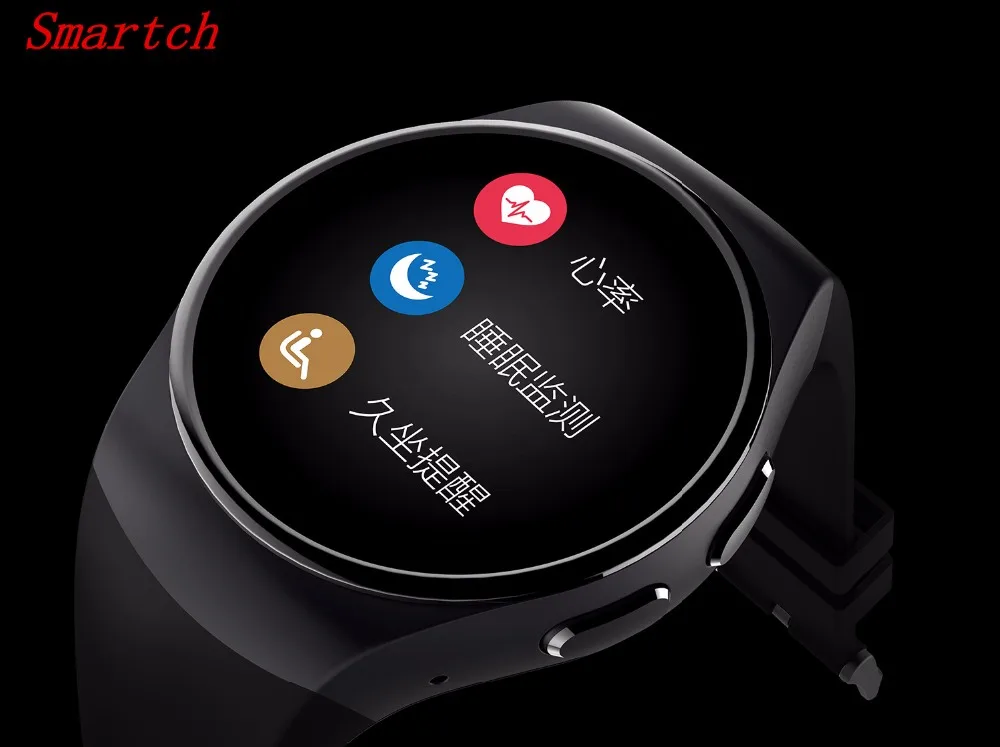 KW18 сердечного ритма Смарт часы Bluetooth здоровья Smartwatch SIM совместимый для Apple IOS Android