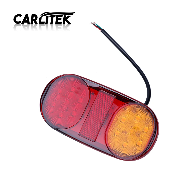 

CARLitek led camion accessories 12v tail lights truck led light red yellow led trailer lights waterproof taillight