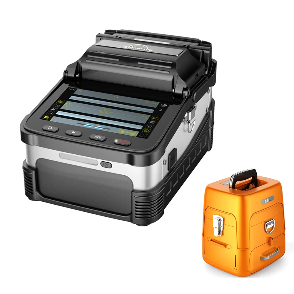 

Signalfire AI-7 6 motors FTTH Fiber Optic Welding Splicing Machine Optical Fiber Fusion Splicer Colleuse par fusion de fibres